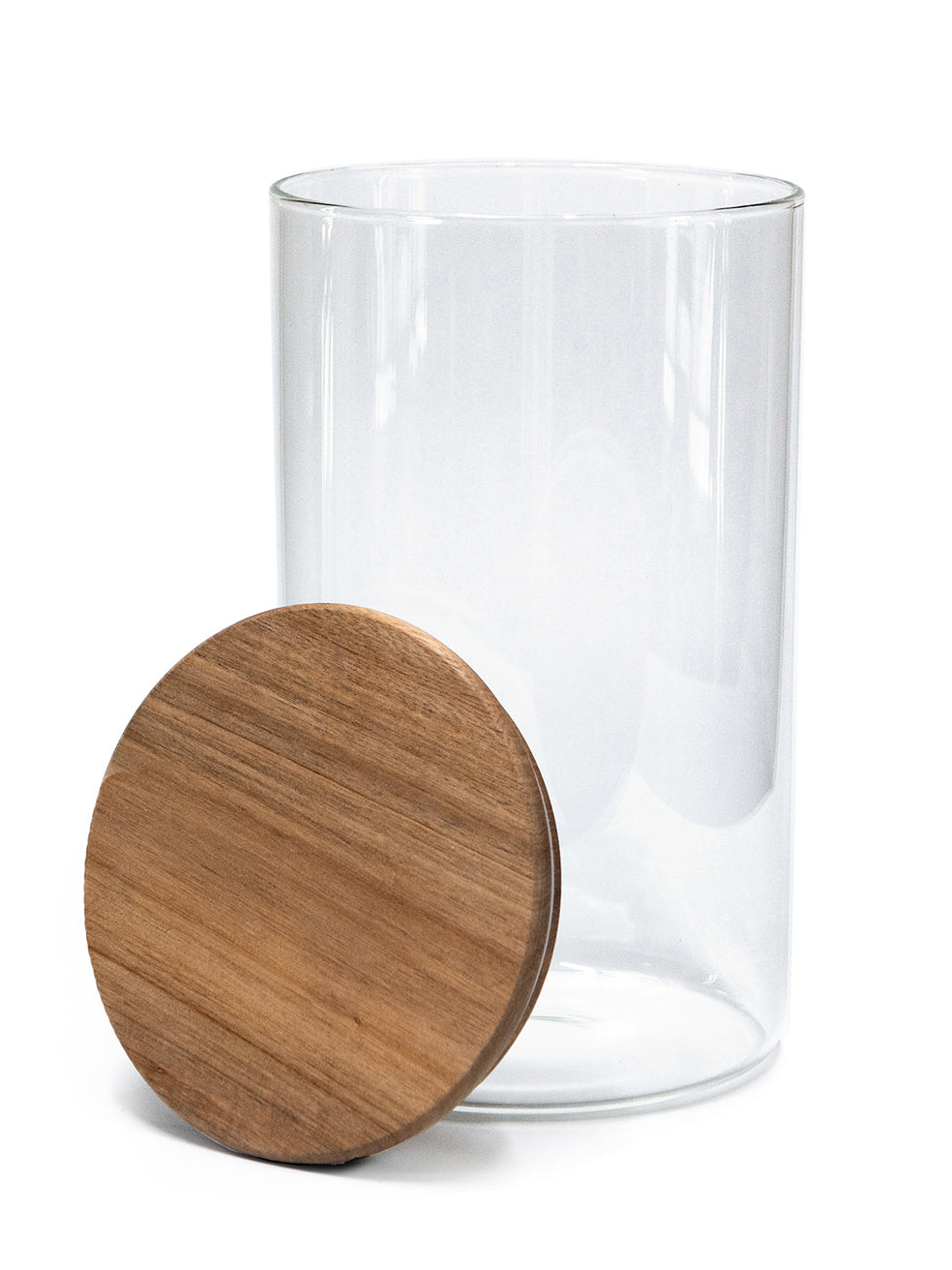 Round Jar (50 oz unit) Acacia Lid