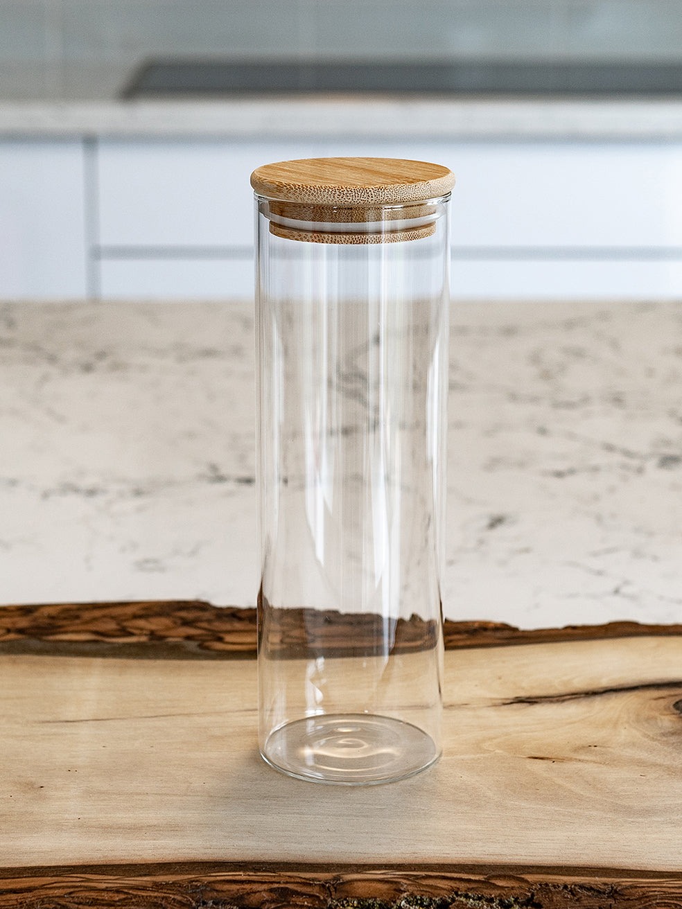 Units of Round Bamboo Spice Jars (2.5" Wide), Jars for Spices (8.5 oz, 10 oz, 12 oz, 15 oz), Airtight Containers