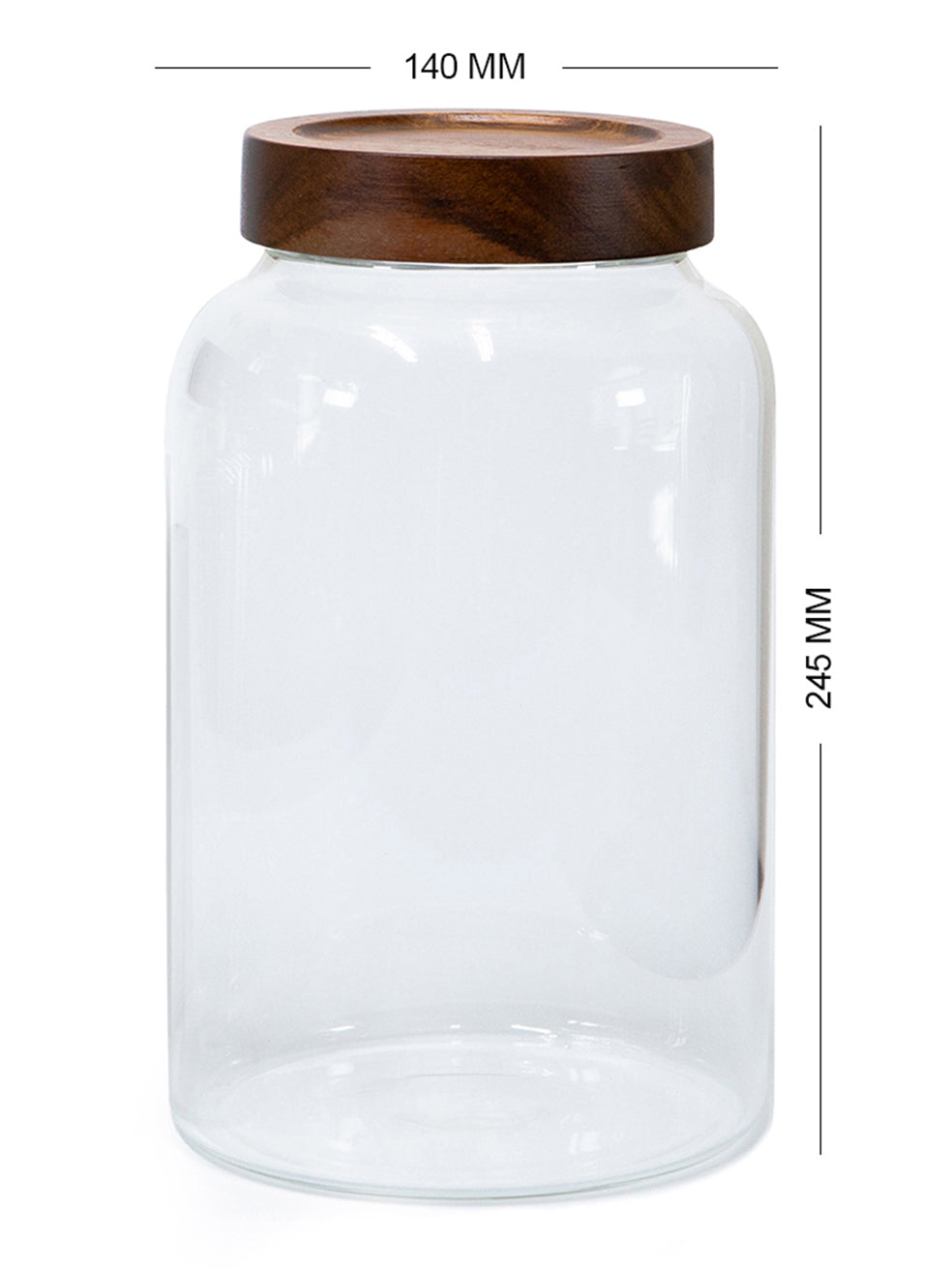 Bundle of 3 Acacia Screw-Top Canisters (120 oz)