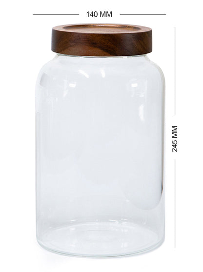 Bundle of 3 Acacia Screw-Top Canisters (120 oz)