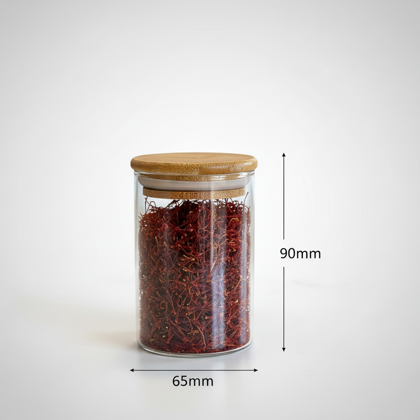 Round Jar (8.5 oz unit) Bamboo Lid