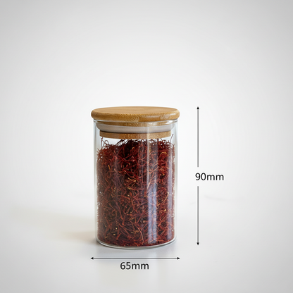 Round Jar (8.5 oz unit) Bamboo Lid