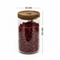 Round Jar (25 oz unit) Vianna Acacia Lid
