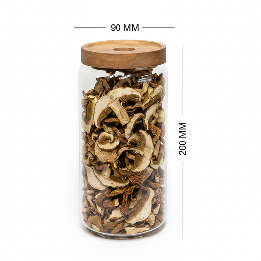 Round Jar (32 oz unit) Vianna Acacia Lid