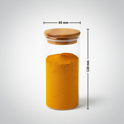 Round Jar (12 oz unit) Bamboo Lid