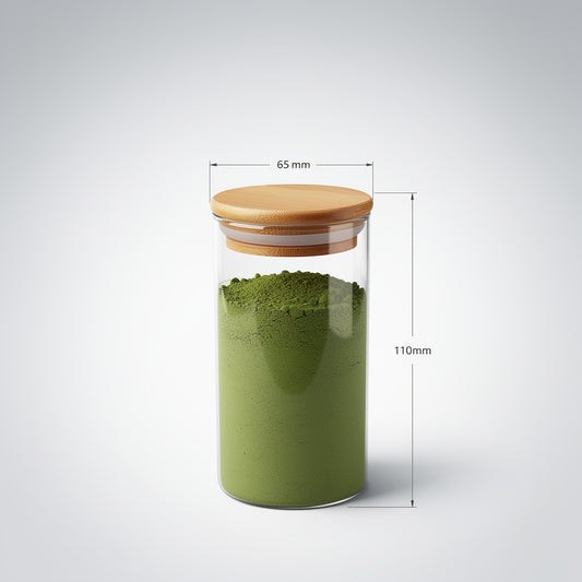 Round Jar (10 oz unit) Bamboo Lid