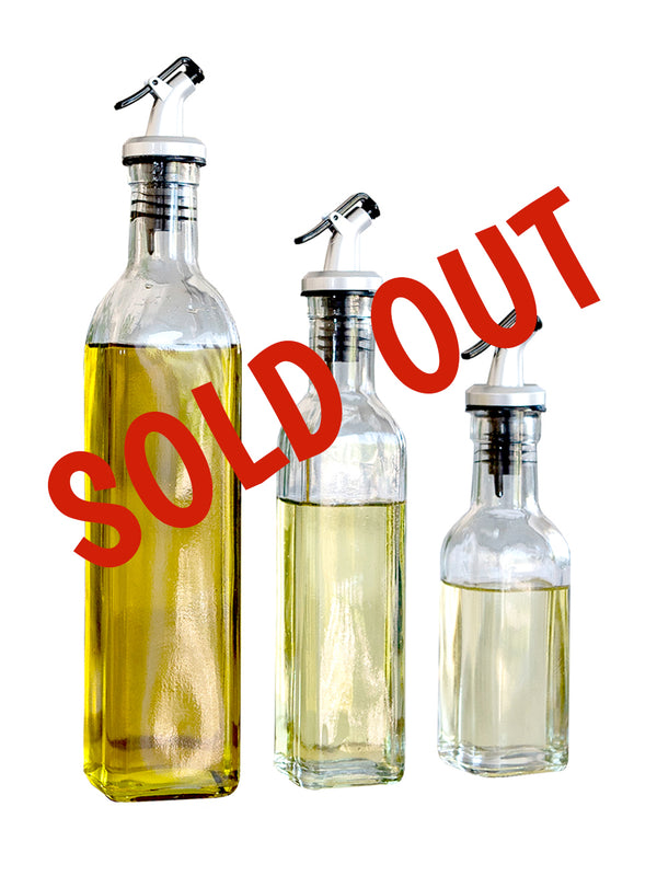 Oil Dispenser (5, 8.5,16 oz) Olive Oil Dispenser, Cooking Oil Dispenser, Vinegar Dispenser, Dressing Dispenser