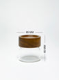 Units of PREMIUM Acacia Lid Jars (3.3 oz, 5.5 oz, 7.5 oz, 9.5 oz), Secure Lid Spice Jars, Acacia Screw Cap Jars