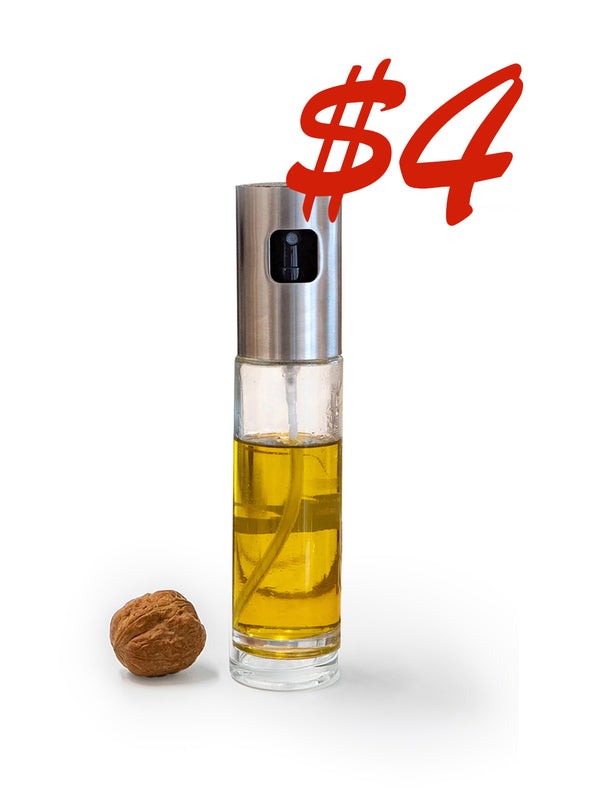 Stainless Steel 3 oz. Oil Sprayer Bottle, Oil Sprayer for Air Fryer, Olive Oil Sprayer for Cooking
