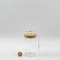 Units Of Round Bamboo Lid Jars (27 oz, 40 oz, 50 oz, 77 oz, 100 oz), Pasta Container,  Flour Container, Cereal Container
