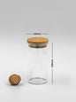 Units of Round Bamboo Spice Jars (2.5" Wide), Jars for Spices (8.5 oz, 10 oz, 12 oz, 15 oz), Airtight Containers