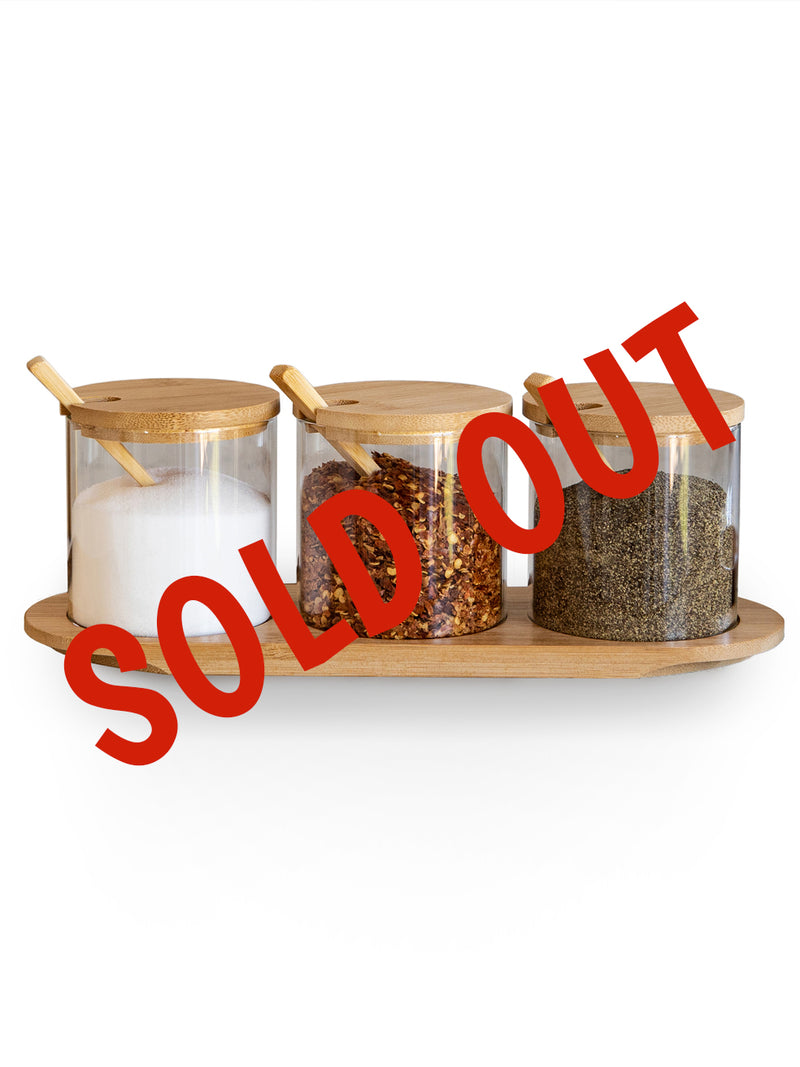 Rosy Spice jar Set, 12 oz Spice Jars with Bamboo Lids, Spice Jars
