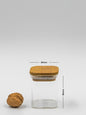 Units of Square Bamboo Lid Jars 2.5" wide (6 oz, 7.5 oz, 11 oz, 13.5 oz, 16 oz), Food Containers, Jars for Spices